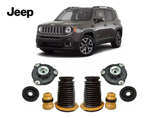 Kit Coxim Batente Suspensão Dianteira Jeep Renegade 2015/...