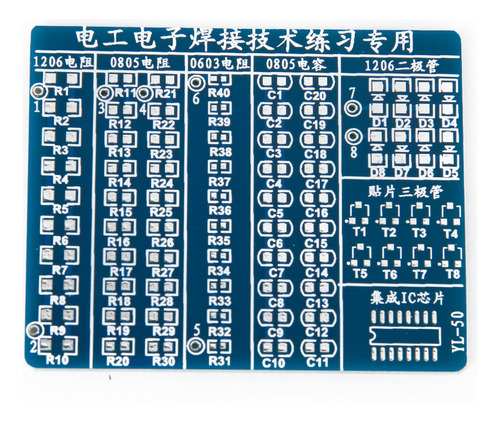 / Kit De Bricolaje Smt Smd Práctica Placa Board Componente