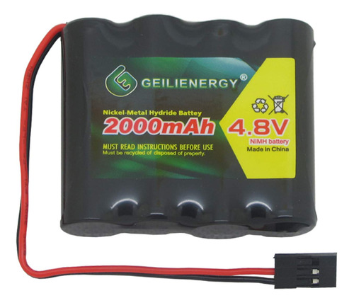 Geilienergy - Bateria Nimh De Alta Capacidad De 2000 Mah Par