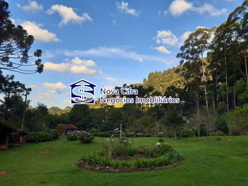 Belíssima Chácara (casa Principal + 03 Chalés) Na Serra Da Mantiqueira - Ch7001
