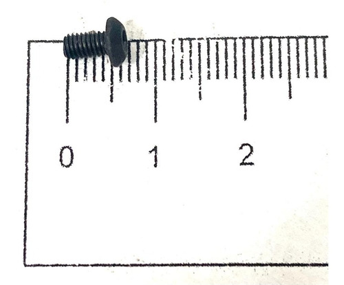 Tornillo Allen de cabeza abombada M3 x 5 mm, 50 piezas