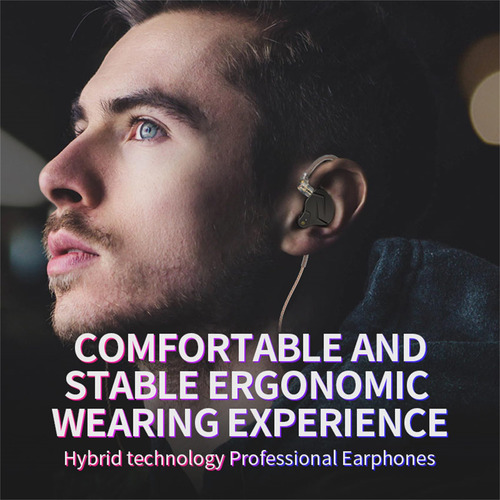 Auriculares Yinyoo Kz Zsn Pro Iem Hybrid 1dd 1ba Estéreo Gri