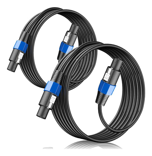 Wdpqyy 2-pack 100 Pies Audio Speakon To Speakon Cable, Profe