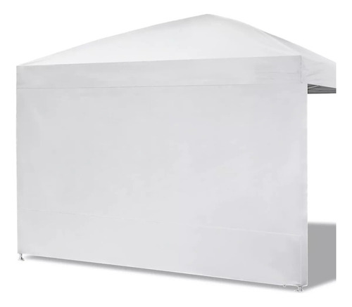 Lona Repuesto Pared Lateral Toldo Plegable 3x4.5 Mts Color Blanco