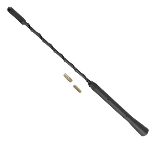 Antena De Coche Universal AUTOZOCO De 23 Cm, Flexible AM/FM Con Adaptadores M5-M6 Y M6-M6 Incluidos