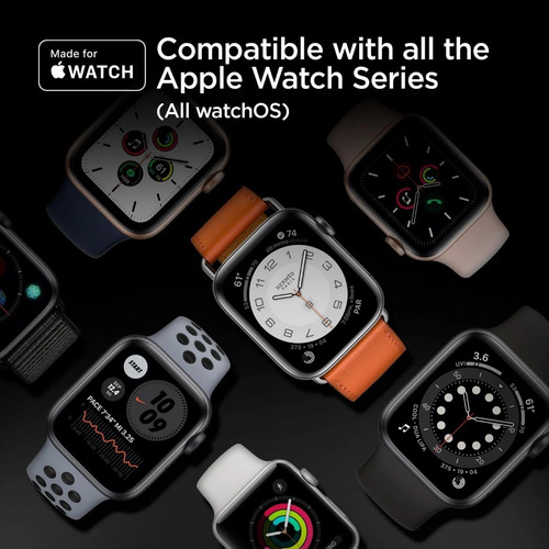 Imagen 8 de 9 de Cargador Para Apple Watch Inalambrico Spigen Arcfield Pf2002