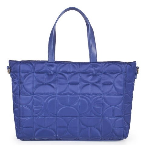 Bolsa Tote Cloe Para Mujer Material Reciclado Nylon 100% Color Azul marino
