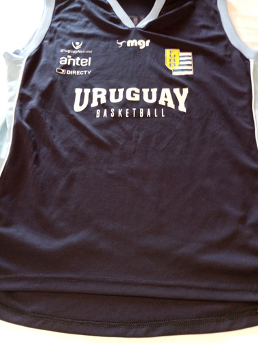 Camiseta  Basquetbol Selección Uruguay Mgr Original Internac