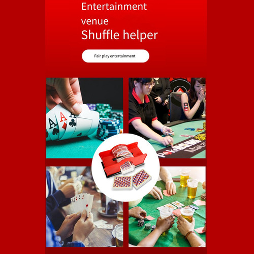 Manual Card Shuffler Poker Shuffle Machine | Suporte De Cart