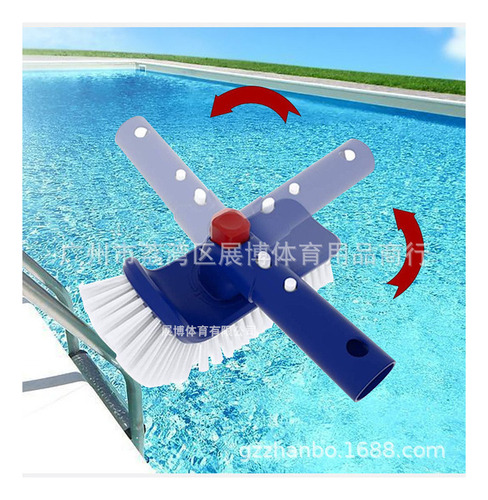 Cepillo Giratorio Para Limpiar Piscinas Y Bañeras, ¡práctico