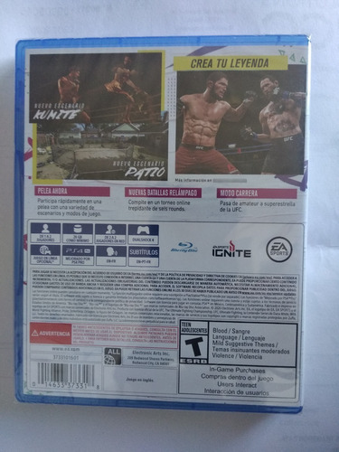 Ufc 4 Ps4 Juego Fisico Sellado Original Playstation Cd Nuevo