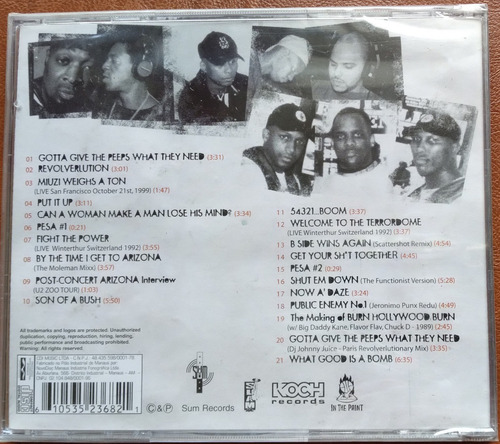 Cd Public Enemy - Revolverlution - Orig - Lacrado De Fábrica