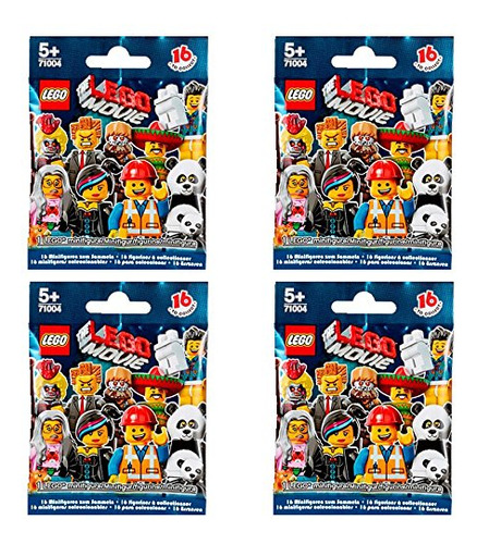 Lego, La Pelicula. 4 Paquetes De Minifiguras