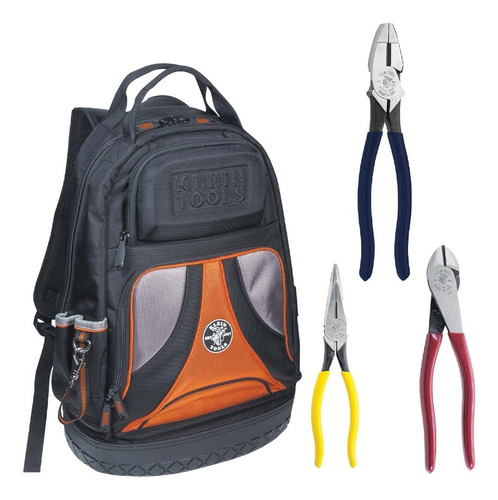 Klein Tools 80120 Kit De Mochila Y Alicates Con Mochila