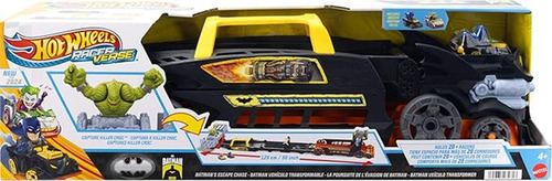 Hot Wheels Pista Batman Vehículo Transformable Y 2 Carros Multicolor