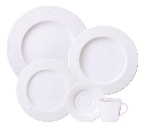 Aparelho De Jantar Porcelana Nexus 20 Peças Tramontina