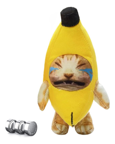 Badez Banana Cat Plush Banana Cat Llavero Llama De Sonido An