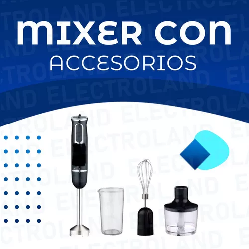 Minipimer Mixer Licuadora Batidora De Mano 4 En 1 400w