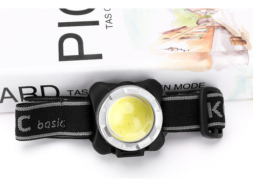 Linterna Frontal Led K 350lm Cob Recargable Por Usb Lam 2557