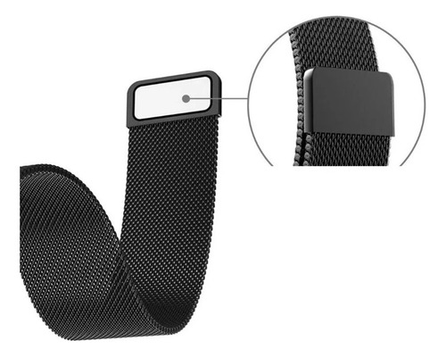 Pulsera magnética compatible con relojes inteligentes Colmi P45 Colmi V69, color negro