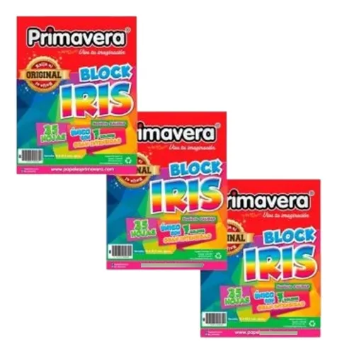 Set X 24 Block Iris Carta X 35 Hojas