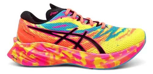 Tenis Asics Novablast 3 Color Injection Correr Comodo Suave