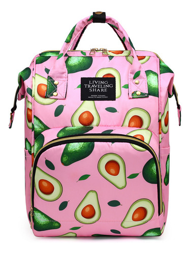 Bolso Morral Pañalera Estampadas De Aguacates