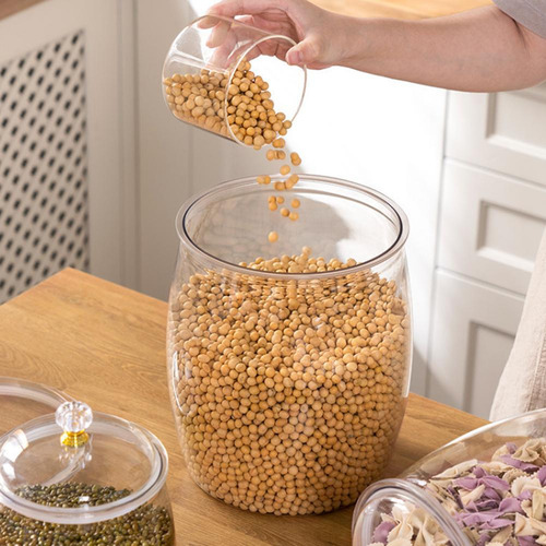 Tarro De Almacenamiento Multifuncional De 18 Litros Con Tapa
