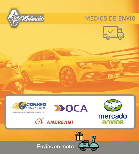 Imagen 6 de 6 de Deflector Paragolpe Delantero Renault Megane