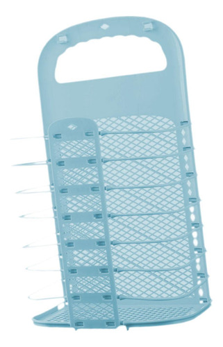 Cesta De Lavandería Plegable, Organizador De Ropa Azul Y S