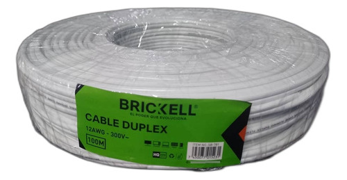 Cable Spt 2x12 Rollo De 100m Brickell Al Mayor