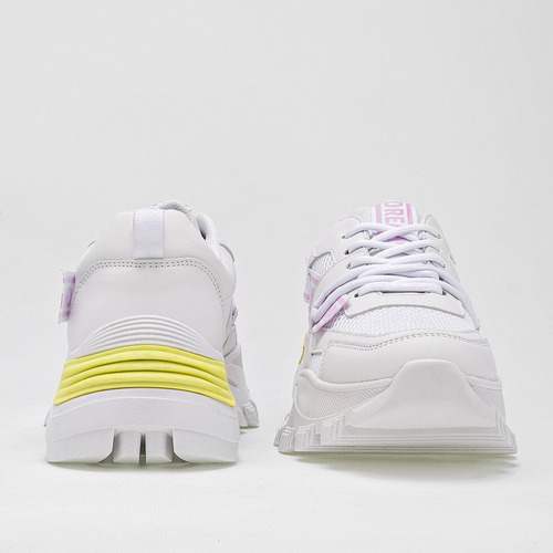Tenis Mujer Joshua 1130 Blanco Rosa 125-271