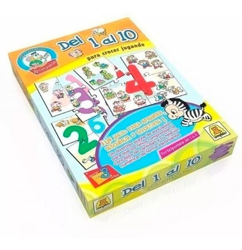 Imagen 1 de 2 de Juego Educativo - Del 1 Al 10 - Implas Art. 334