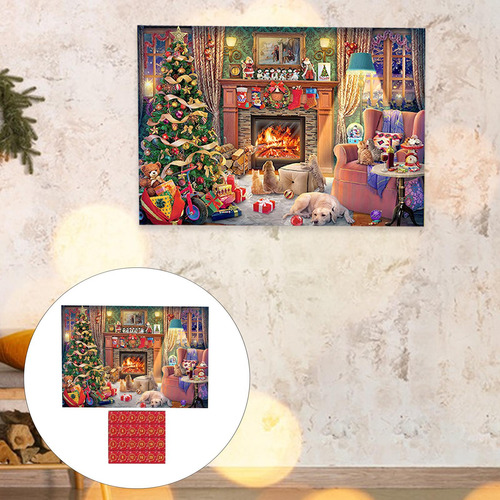 Rompecabezas Navideño, Juego De Rompecabezas Estilo C