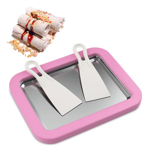Ice Cream Roll Maker Placa Fría Instantánea Para