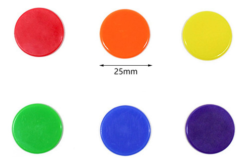 6 X 100pcs Math Counters For Kids Assorted Color For