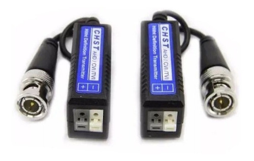 Imagen 1 de 5 de Pack 10 Par Balun Cctv Hd Turbo Seguridad Ahd Cvi Tvi Utp