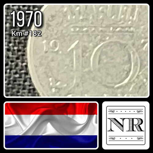 Holanda - 10 Cents - Año 1970 - Km #182 - Juliana
