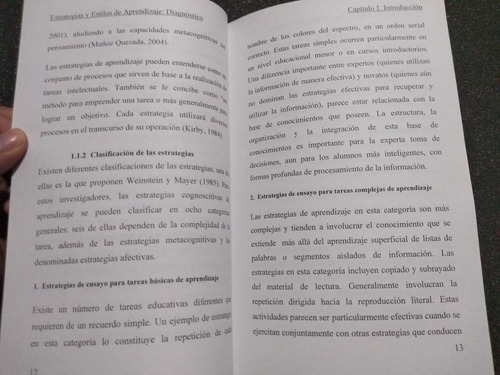 Diagnóstico De Estrategias Y Estilos De Aprendizaje (Usado)