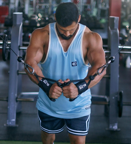 Soporte De Muñeca Para Gym | Muñequeras Resistentes Negro