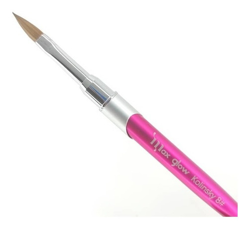 Pincel Kolinsky Fucsia #8 Maxglow