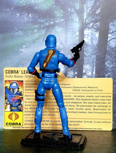 Gi Joe 25th- Cobra Leader: Cobra Commander (Usado)