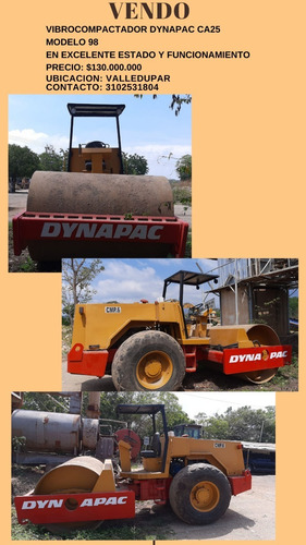 Vibro Compactador Dinapac Ca25