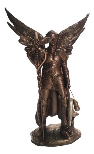 Arcángel Rafael Ángel Rafael Color Bronce Ángeles Figart