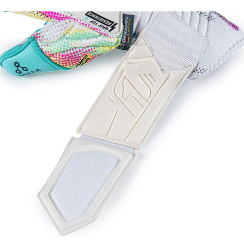 Imagen 5 de 7 de Guantes De Portero Rinat Asimetrik Stellar Pro Blanco