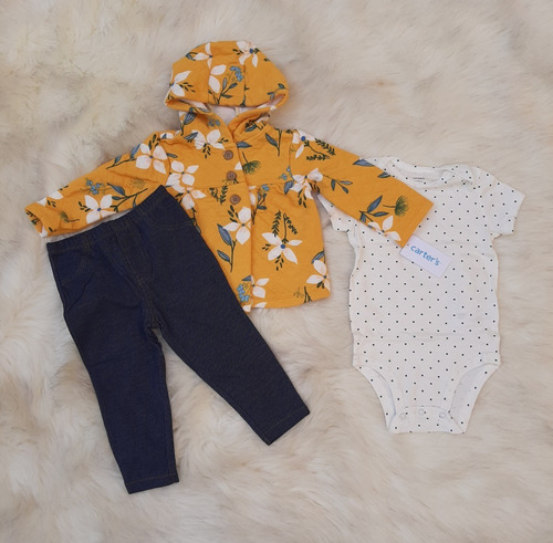 Conjunto Para Niña Carters 3 Piezas 1m021010