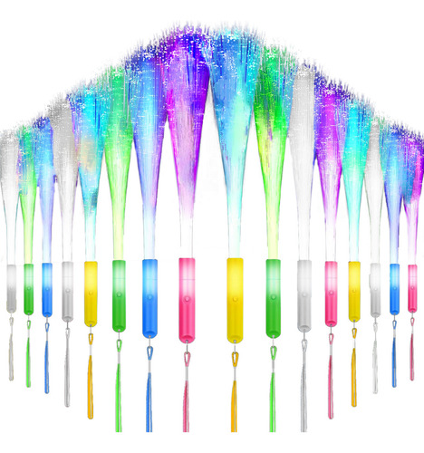 25pcs Varitas De Fibra Óptica Luz Led Para Eventos Fiesta