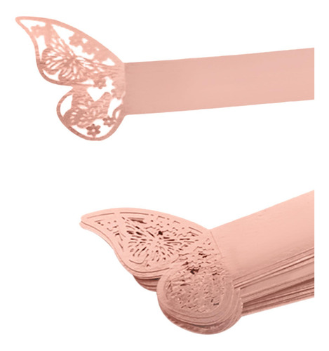 20x Mariposa, Hebillas Para Servilletas Servilletero En Rosa
