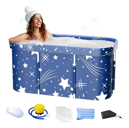 Bañera Portátil, Bañera Plegable Para Adultos, Baño Familiar