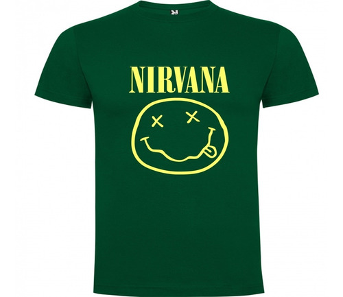 Polera Nirvana 100% Algodon Pow Club Unisex